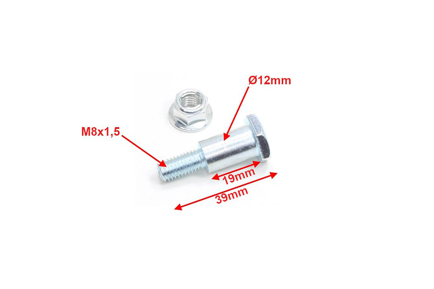 Chain tensioner bolt for 110cc, 125cc, Electric Quad Dirt Bike